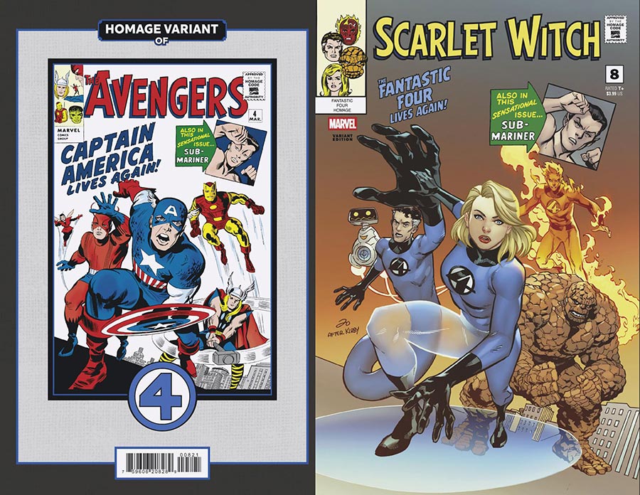 Scarlet Witch #8 (Marcus To Fantastic Four Homage Variant)