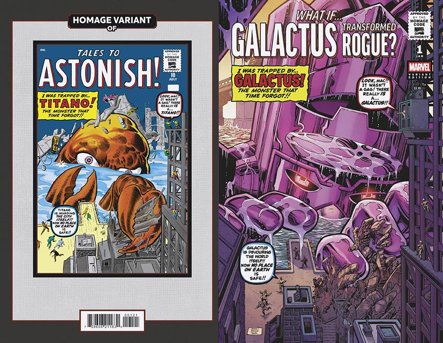 What If...? Galactus Transformed Rogue #1 (Dan Jurgens Sci-Fi Homage Variant)