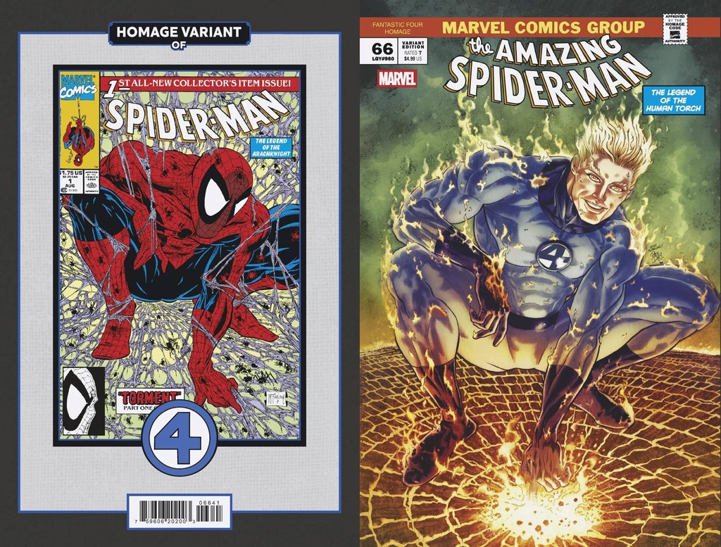 Amazing Spider-Man #66 (Paco Diaz Fantastic Four Homage Variant)