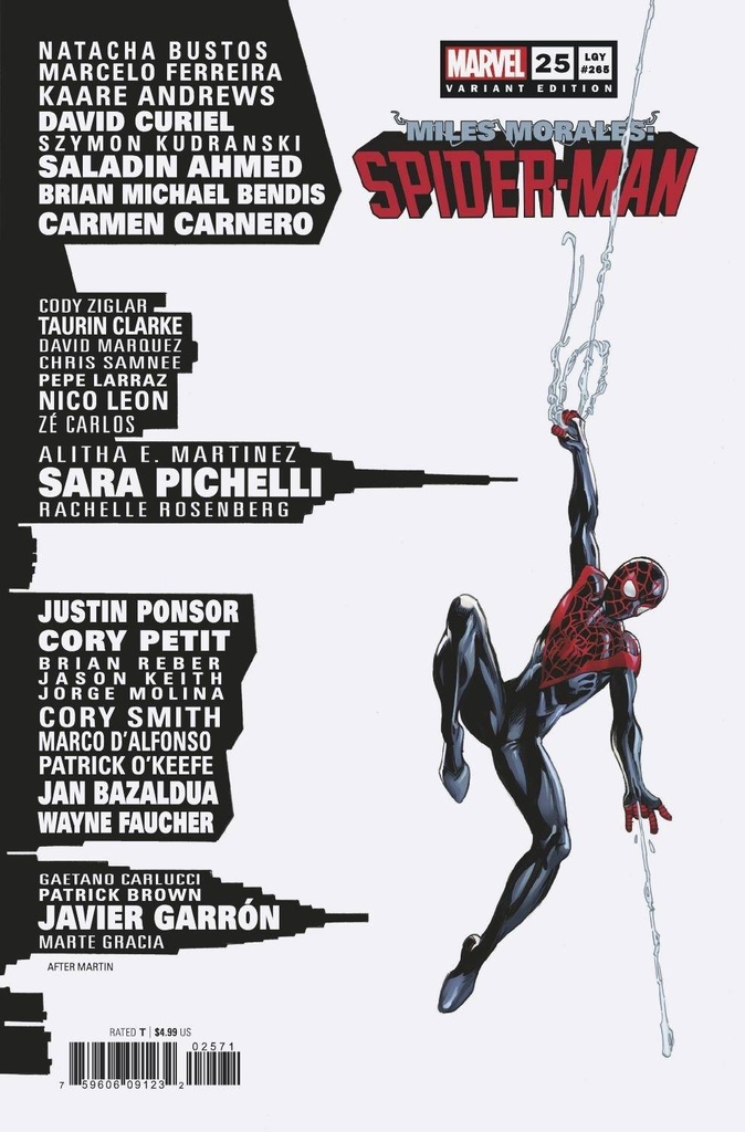 Miles Morales: Spider-Man #25 (Mark Bagley Skyline Variant)