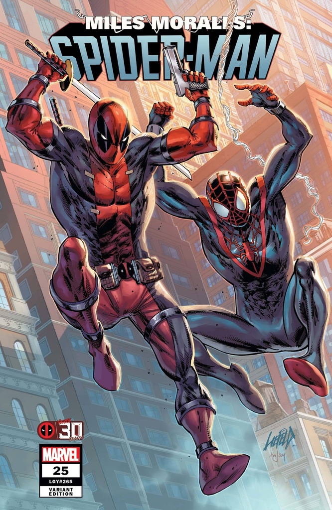 Miles Morales: Spider-Man #25 (Rob Liefeld Deadpool 30th Anniversary Variant)