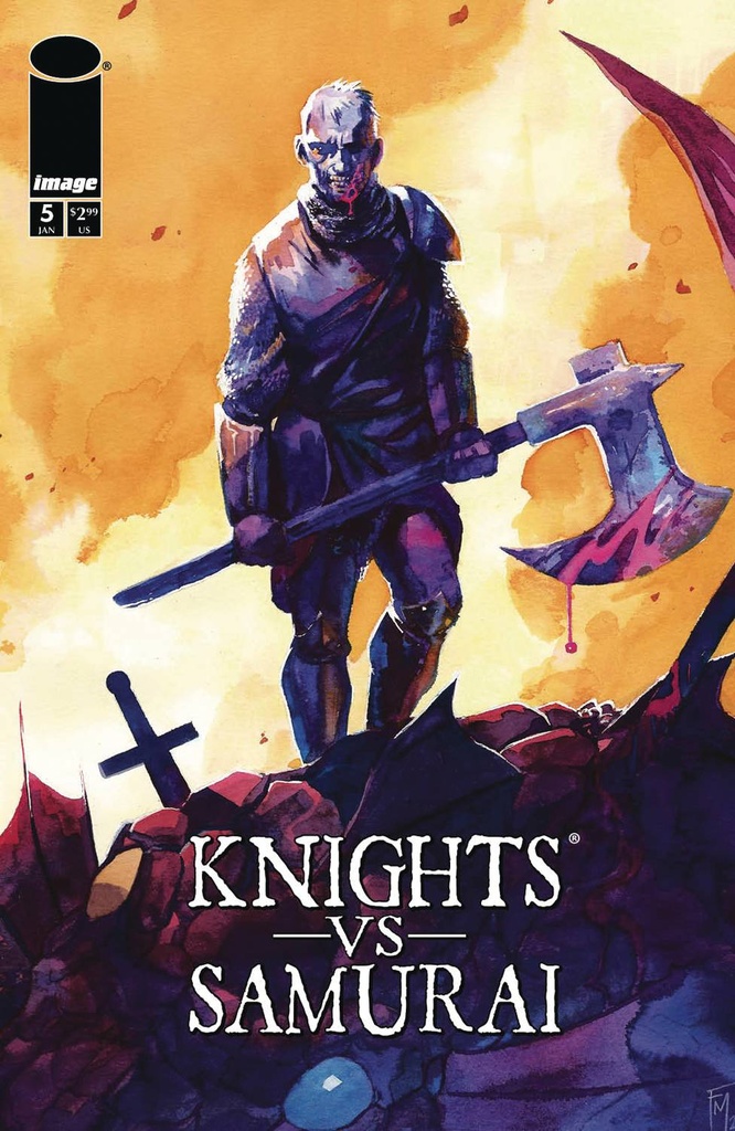 Knights vs. Samurai #5 (Cover B Fede Mele)