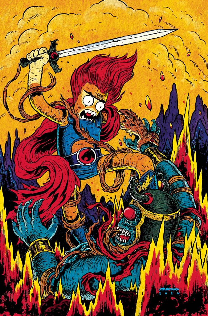 Thundercats #12 (Cover J Manix Foil Virgin Variant)