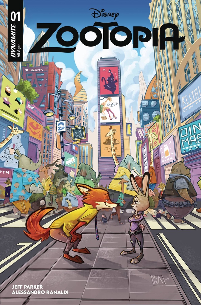 Zootopia #1 (Cover B Alessandro Ranaldi)