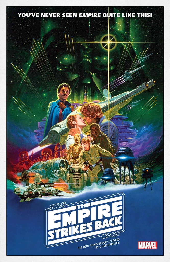 Star Wars: The Empire Strikes Back #1 (Chris Sprouse Movie Poster Variant)