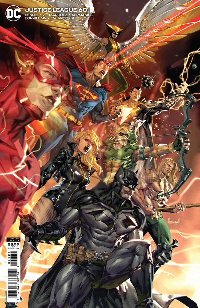 Justice League #60 (Kael Ngu Card Stock Variant)