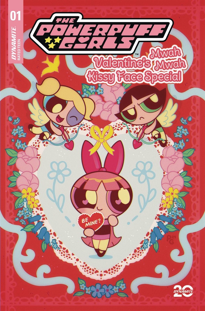 The Powerpuff Girls: Valentine's Mwah Mwah Kissy Face Special #1 (Cover A Paulina Ganucheau)