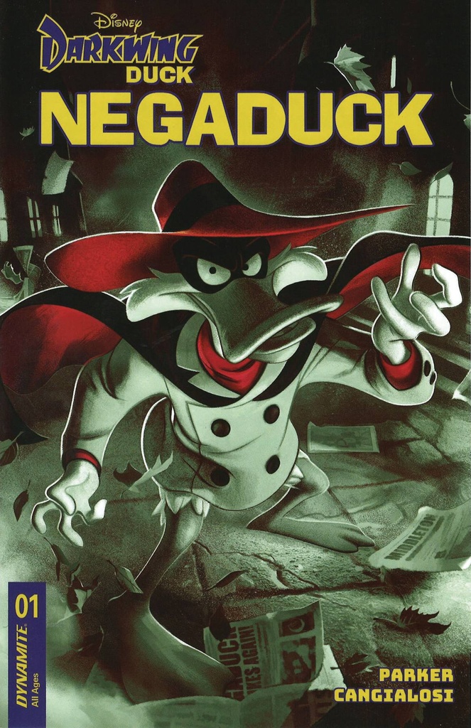 Negaduck #1 (Joshua Middleton Dichromatic Red Green Dynamite Exclusive Variant)