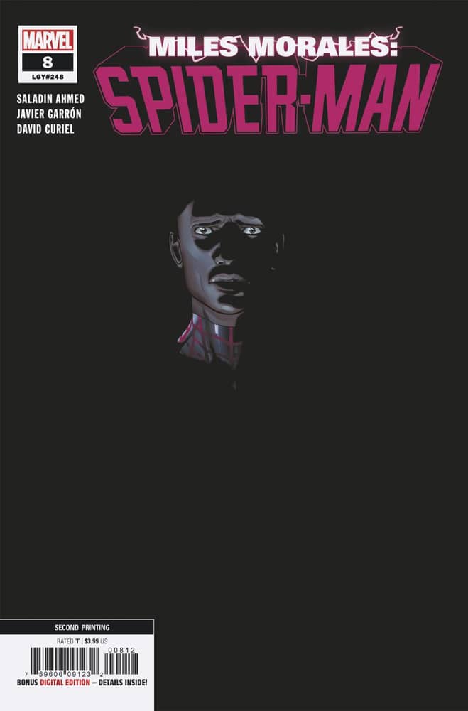 Miles Morales: Spider-Man #8 (2nd Printing Garron Variant)