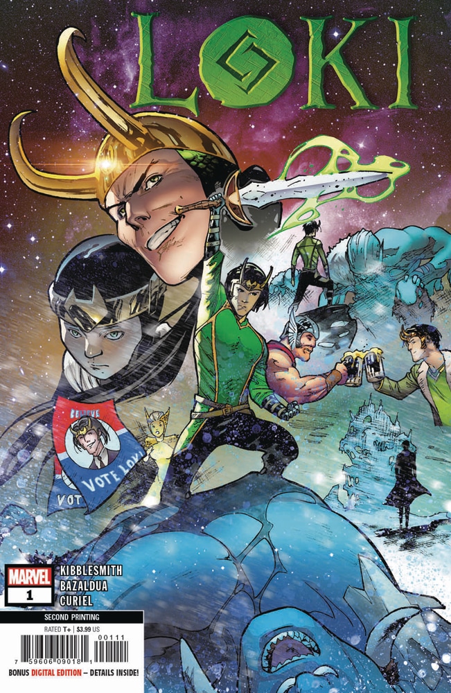 Loki #1 (2nd Printing Bazaldua Variant)