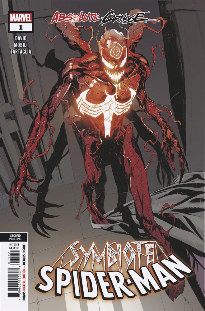 Absolute Carnage: Symbiote Spider-Man #1 (2nd Printing Mobili Variant)