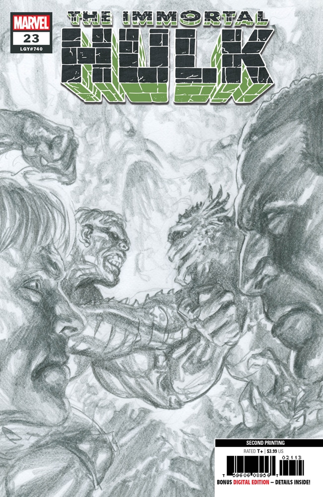 Immortal Hulk #23 (2nd Printing Ross Variant)