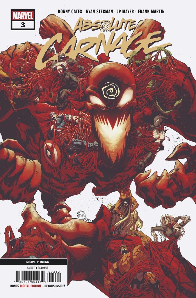 Absolute Carnage #3 of 5 (2nd Printing Stegman Variant)