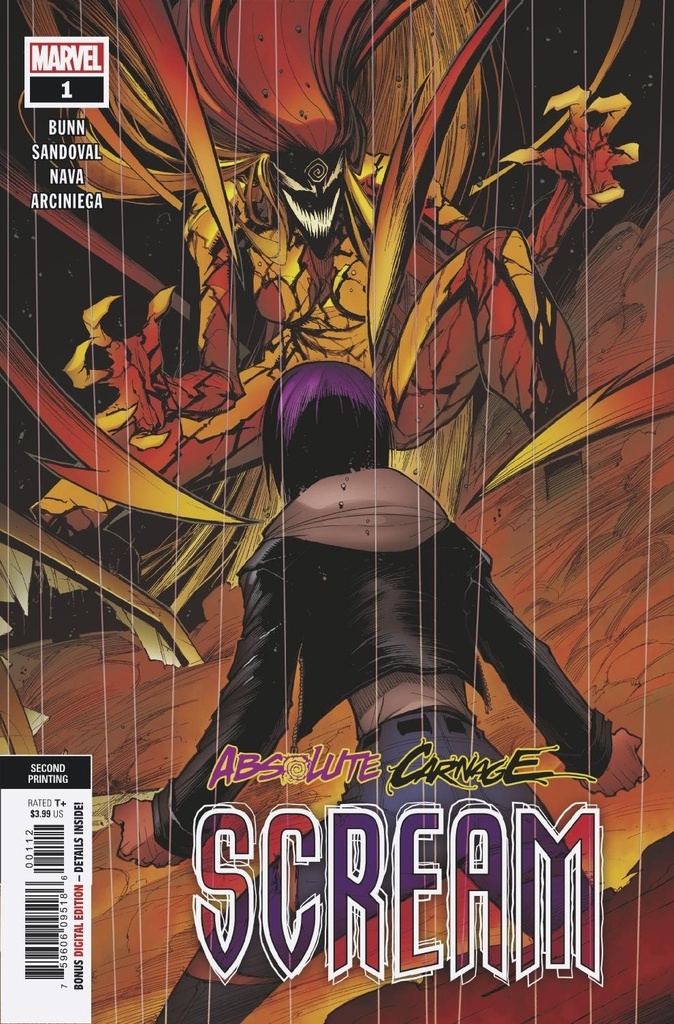 Absolute Carnage: Scream #1 of 3 (2nd Printing Sandoval)