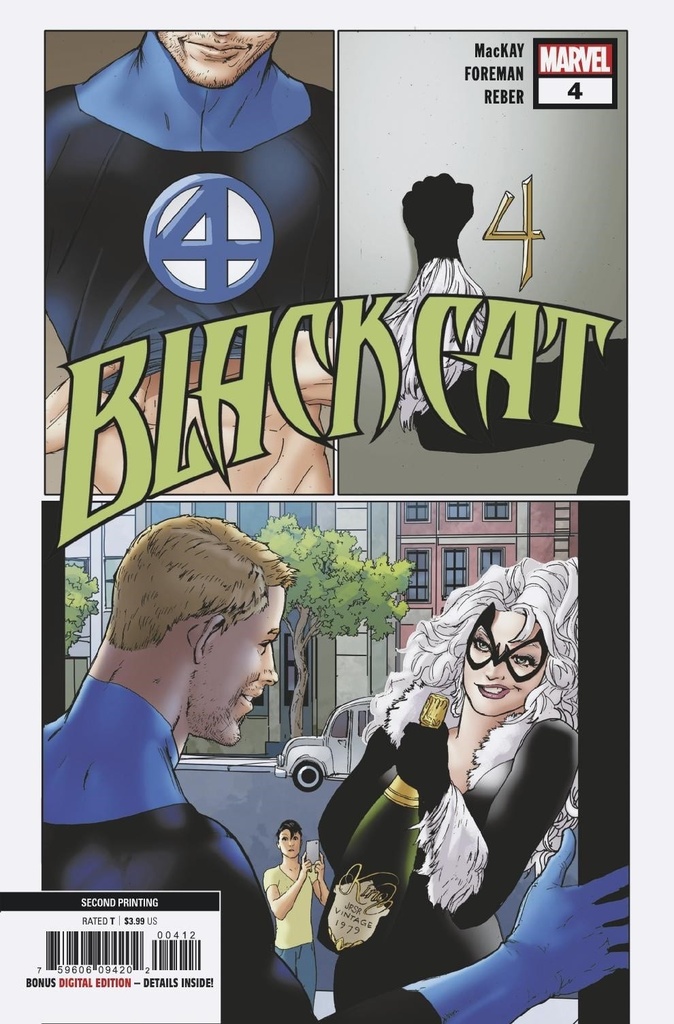 Black Cat #4 (2nd Printing Variant)