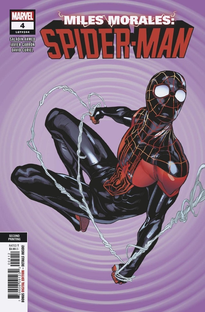 Miles Morales: Spider-Man #4 (2nd Printing Garron Variant)