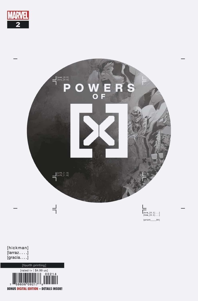 Powers Of X #2 of 6 (4th Printing Silva Variant)