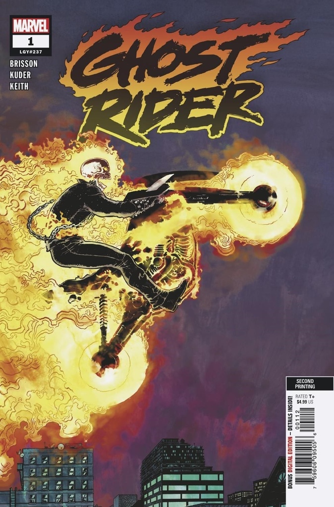 Ghost Rider #1 (2nd Printing Kuder Variant)