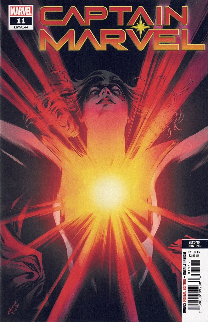 Captain Marvel #11 (2nd Printing Carnero Variant)