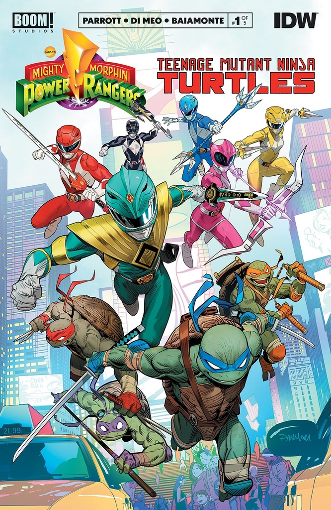 Power Rangers/Teenage Mutant Ninja Turtles #1 (Cover A Mora)