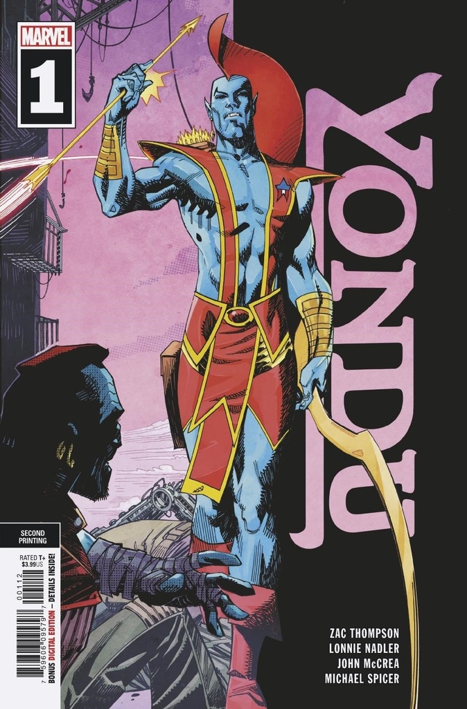 Yondu #1 of 5 (2nd Printing McCrea Variant)