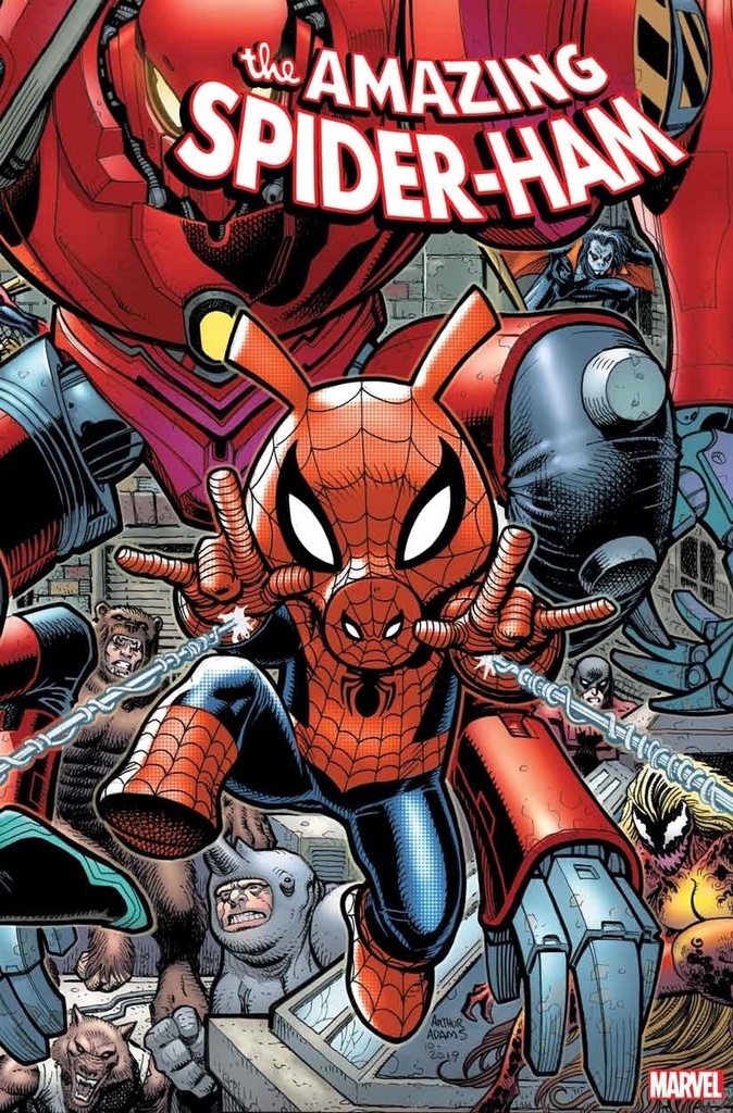 Spider-Ham #1 of 5 (Art Adams 8 Part Connecting Variant)