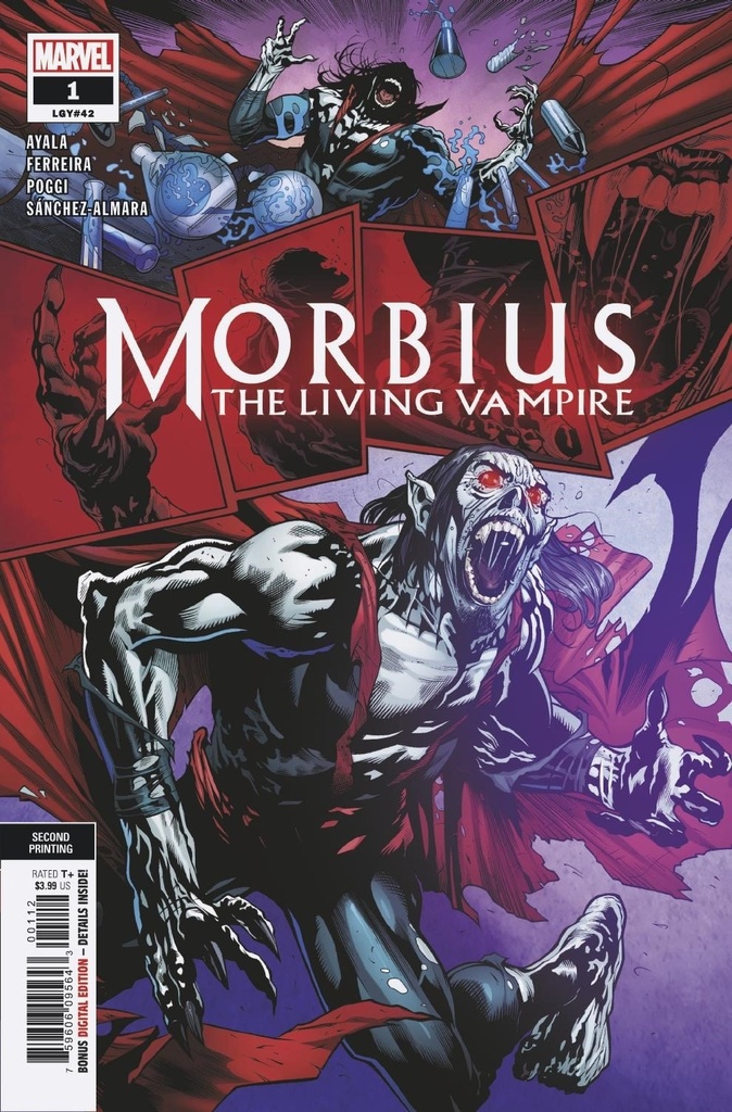 Morbius #1 (2nd Printing Ferreira Variant)