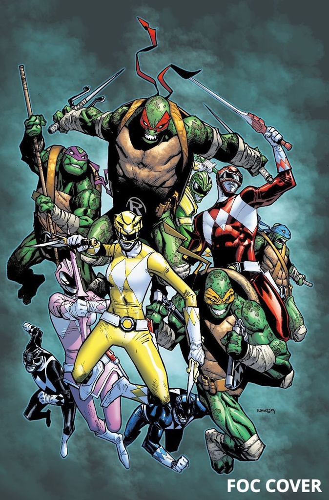 Power Rangers/Teenage Mutant Ninja Turtles #2 (FOC Variant)