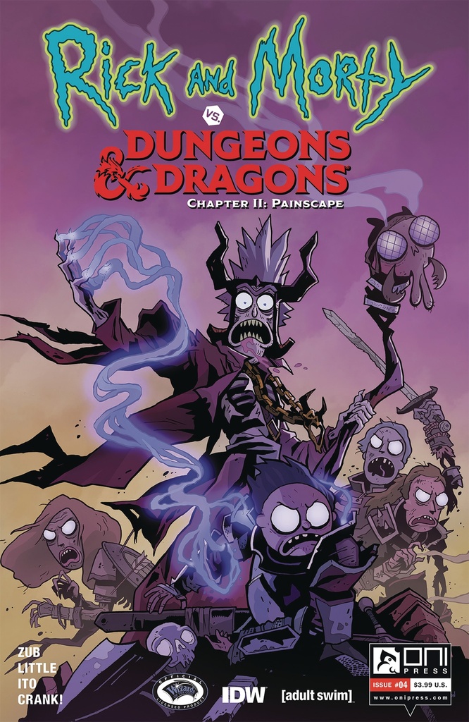 Rick and Morty vs. Dungeons & Dragons Chapter II: Painscape #4 (Cover A Little)