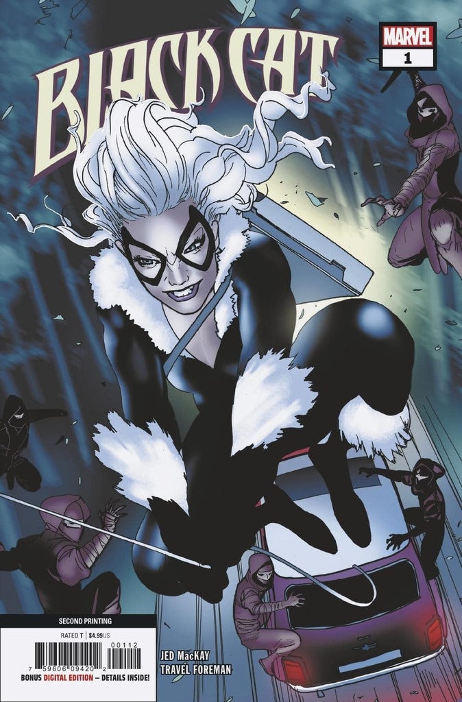 Black Cat #1 (2nd Printing Foreman Variant)