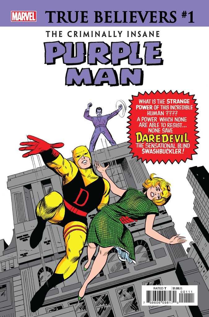 True Believers: Criminally Insane: Purple Man #1