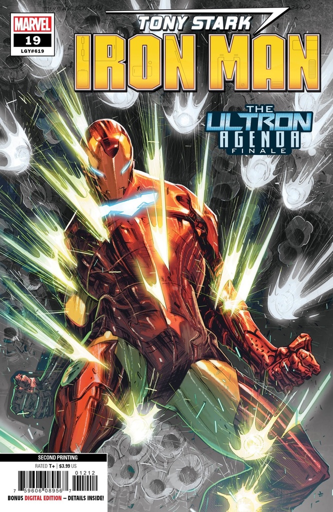 Tony Stark: Iron Man #19 (2nd Printing Lozano Variant)