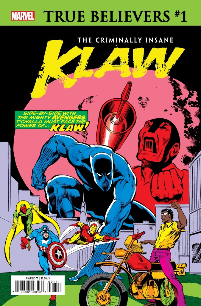 True Believers: Criminally Insane: Klaw #1