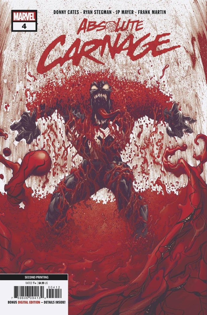 Absolute Carnage #4 of 5 (2nd Printing Stegman Variant)