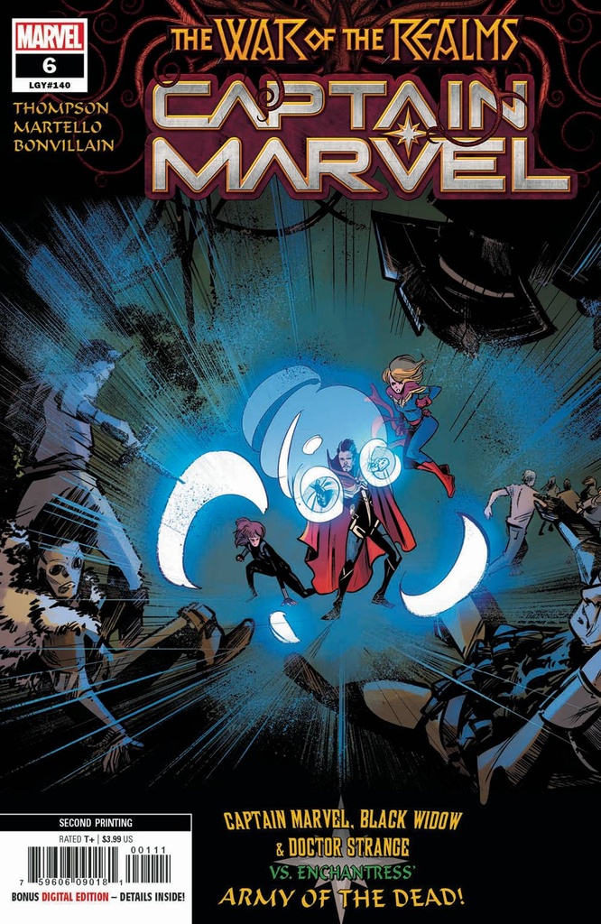 Captain Marvel #6 (2nd Printing Martello Variant)