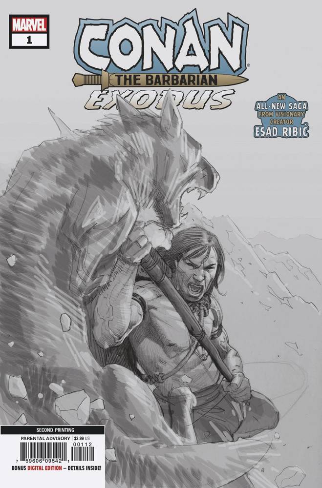 Conan The Barbarian: Exodus #1 (2nd Printing Ribic Variant)