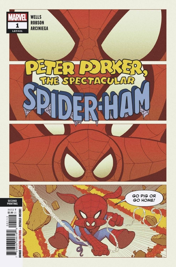 Spider-Ham #1 of 5 (2nd Printing Robson Variant)