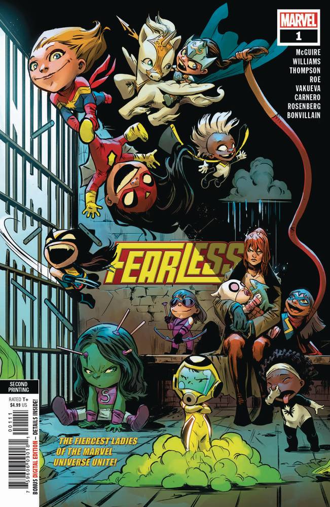 Fearless #1 of 4 (2nd Printing Carnero Variant)