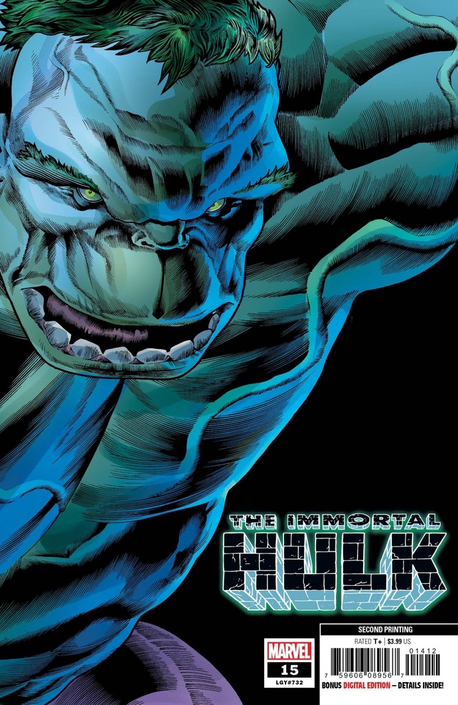 Immortal Hulk #15 (2nd Printing Bennett Variant)