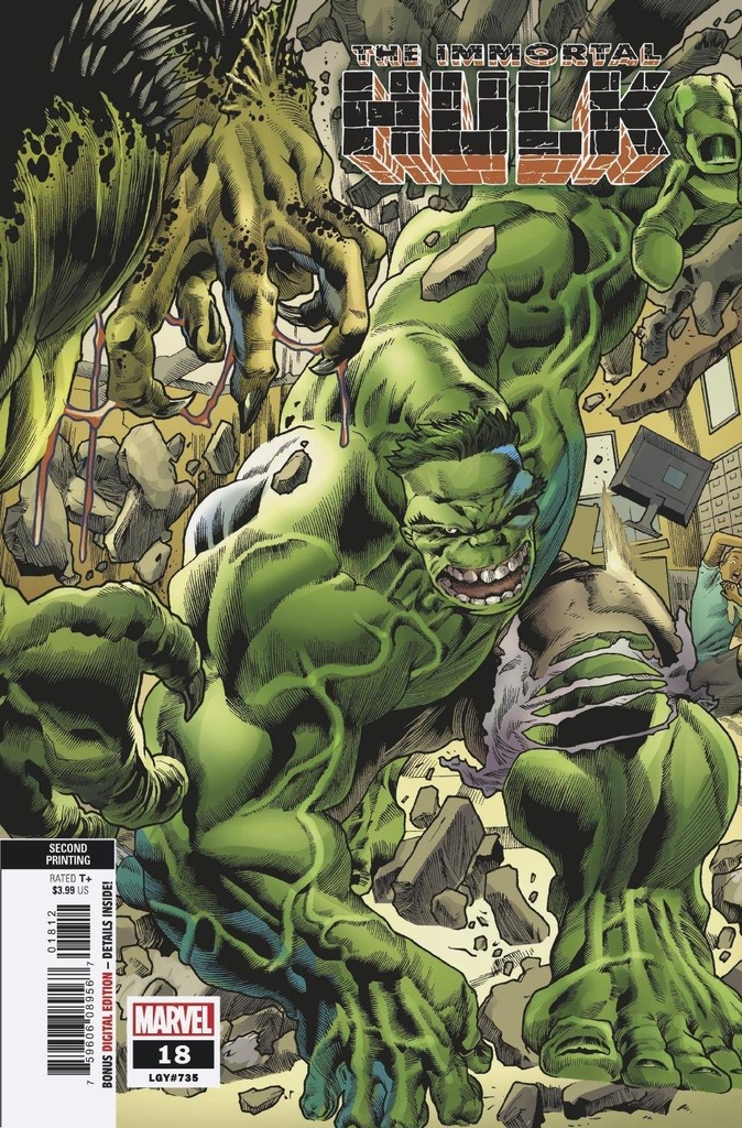 Immortal Hulk #18 (2nd Printing Bennett Variant)