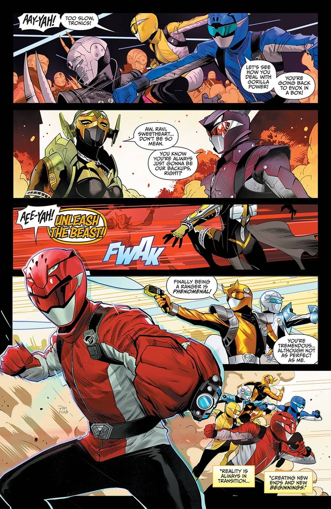 Mighty Morphin Power Rangers #48 (FOC Mora Variant)