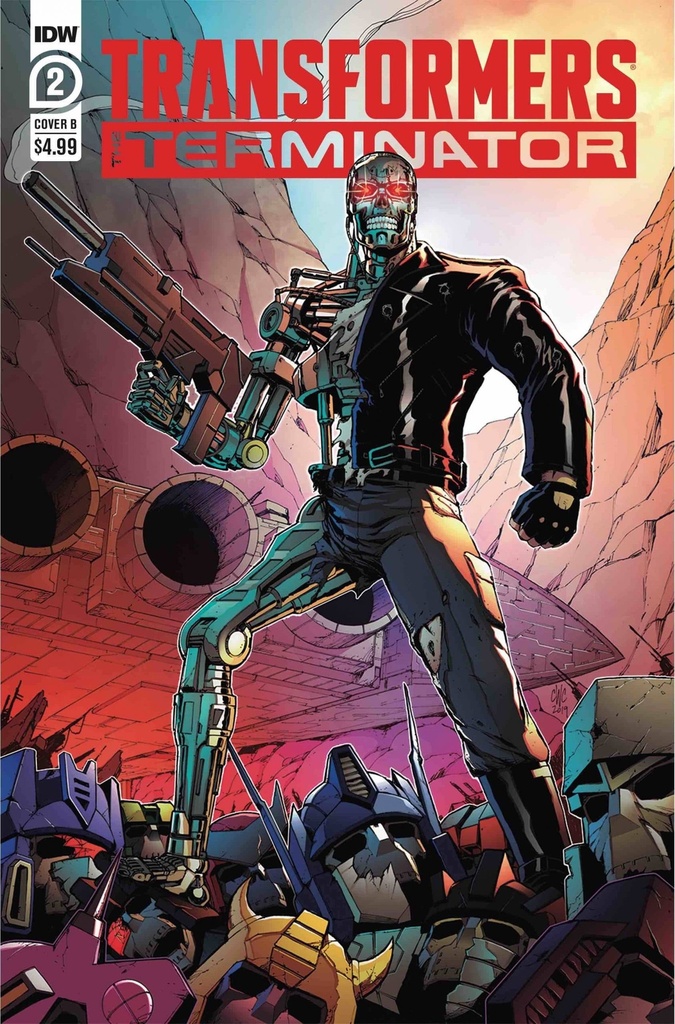 Transformers vs. Terminator #2 of 4 (Cover B Coller)