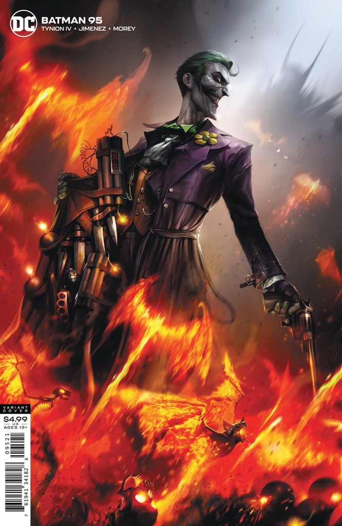 Batman #95 (Joker War Card Stock Mattina Variant)