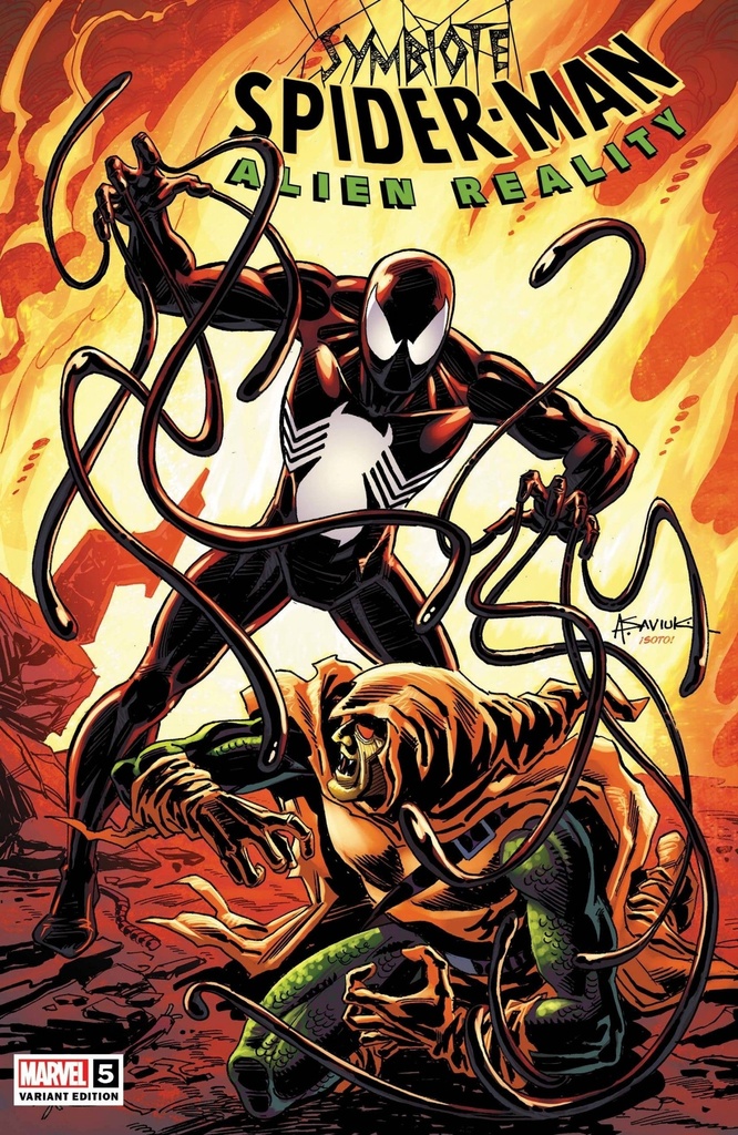 Symbiote Spider-Man: Alien Reality #5 of 5 (Saviuk Variant)