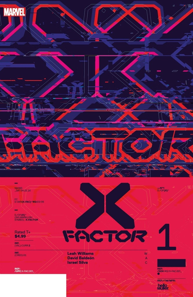 X-Factor #1 (Muller Design Variant)