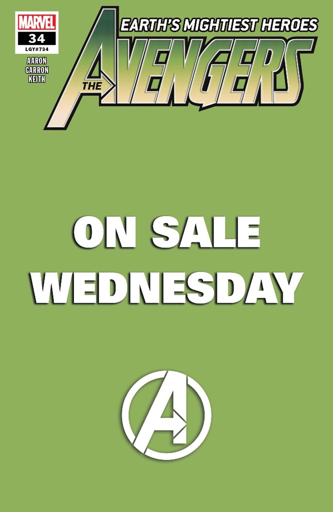 Avengers #34 (Marvel Wednesday Variant)