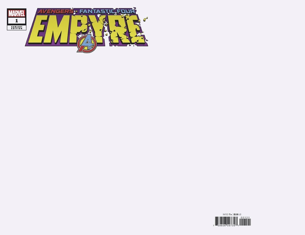 Empyre #1 of 6 (Blank Variant)