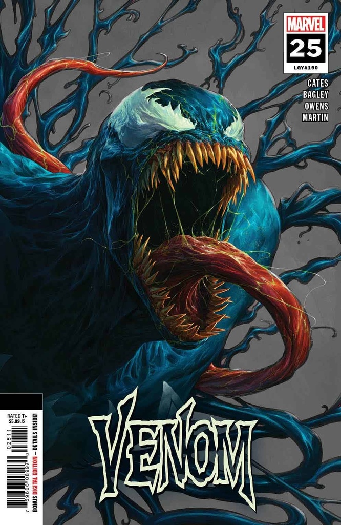 Venom #25 (2nd Printing Rapoza Variant)