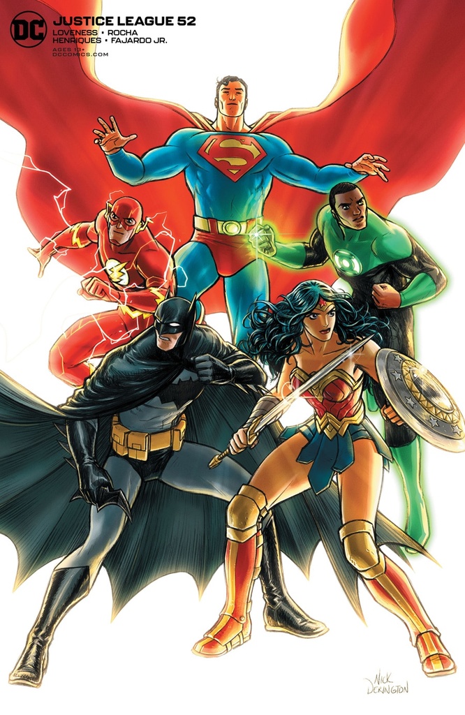 Justice League #52 (Nick Derington Variant)