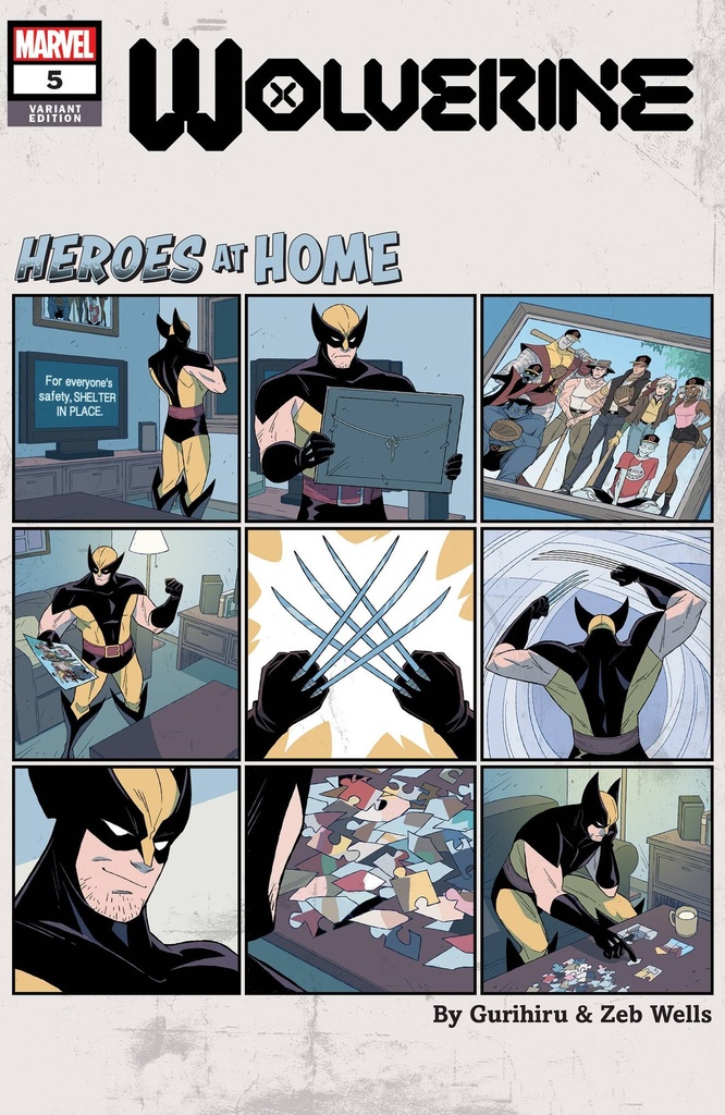 Wolverine #5 (Gurihiru Heroes At Home Variant)